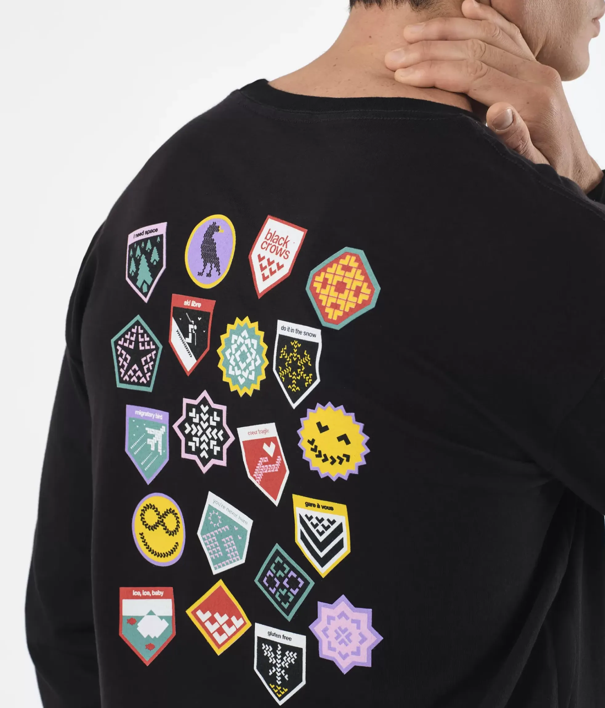 Black Crows Blason Tee Manche Longue<Femme T-Shirts