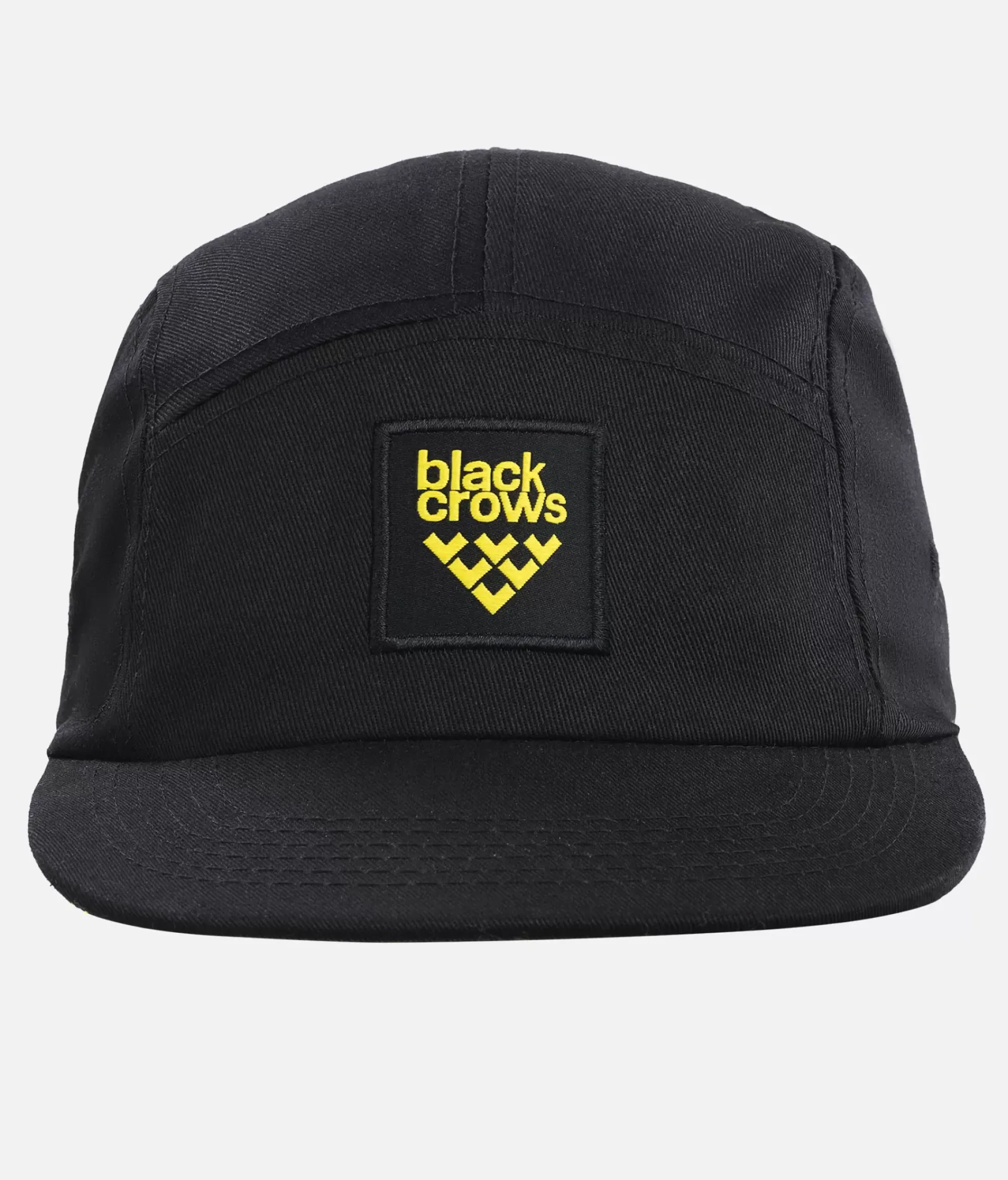 Hot Black Crows Casquette Quintus Cotton 5 Panel Noir-Jaune