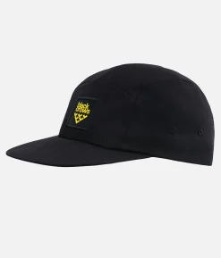 Hot Black Crows Casquette Quintus Cotton 5 Panel Noir-Jaune