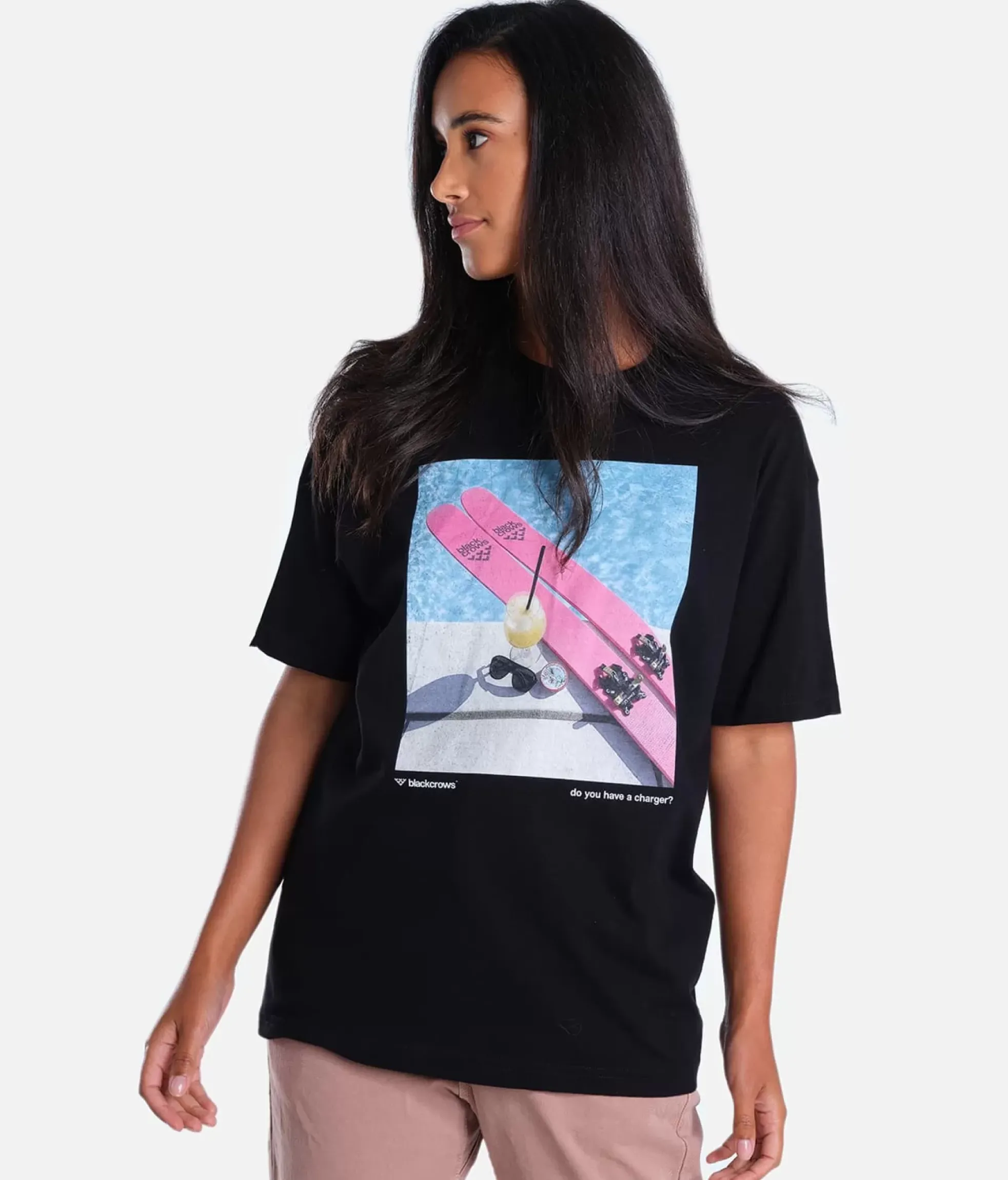 Black Crows Corvus Freebird Motto Premium Organic Tee<Femme T-Shirts