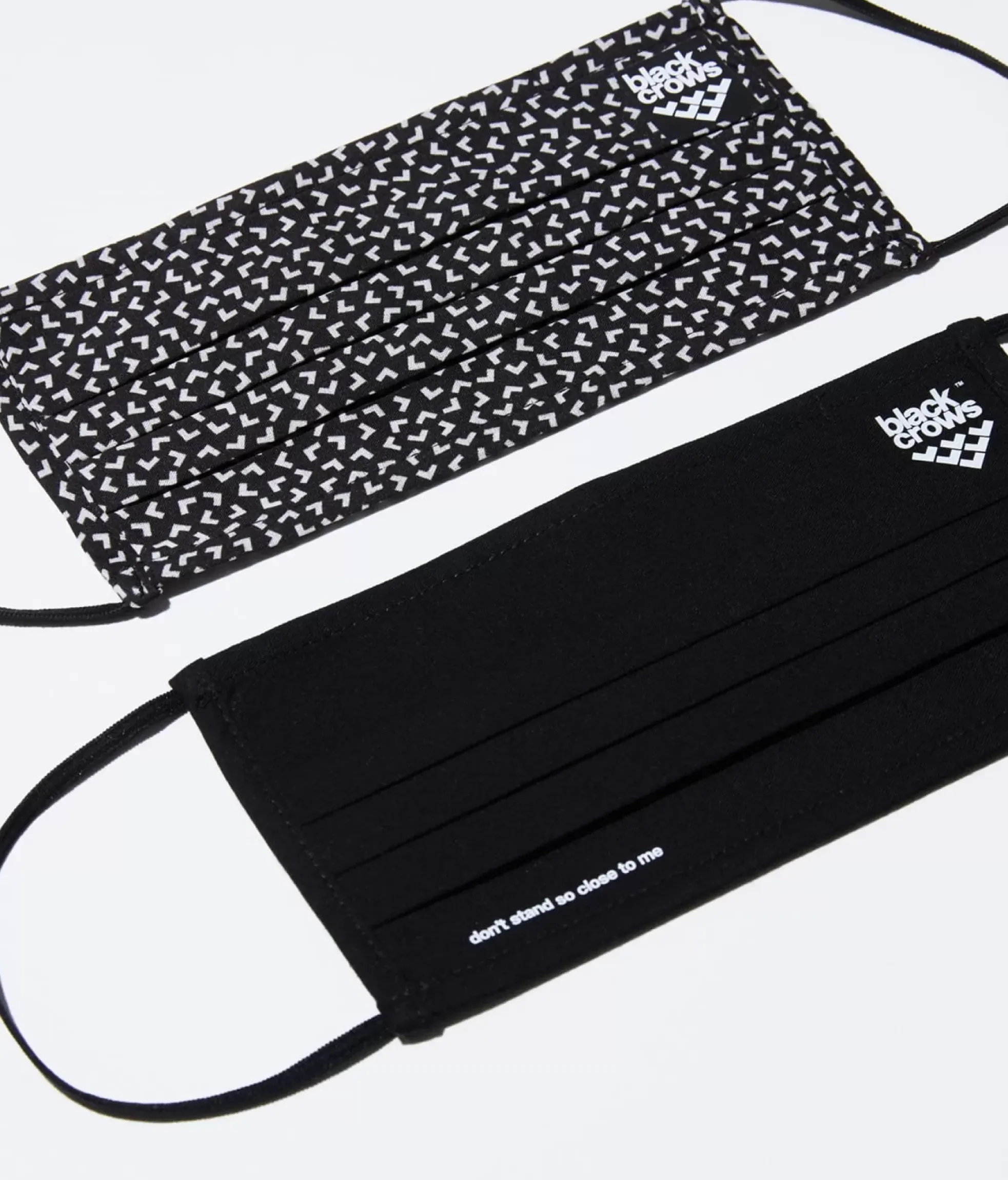 New Black Crows Maskus Face Mask X2 Noir-Blanc