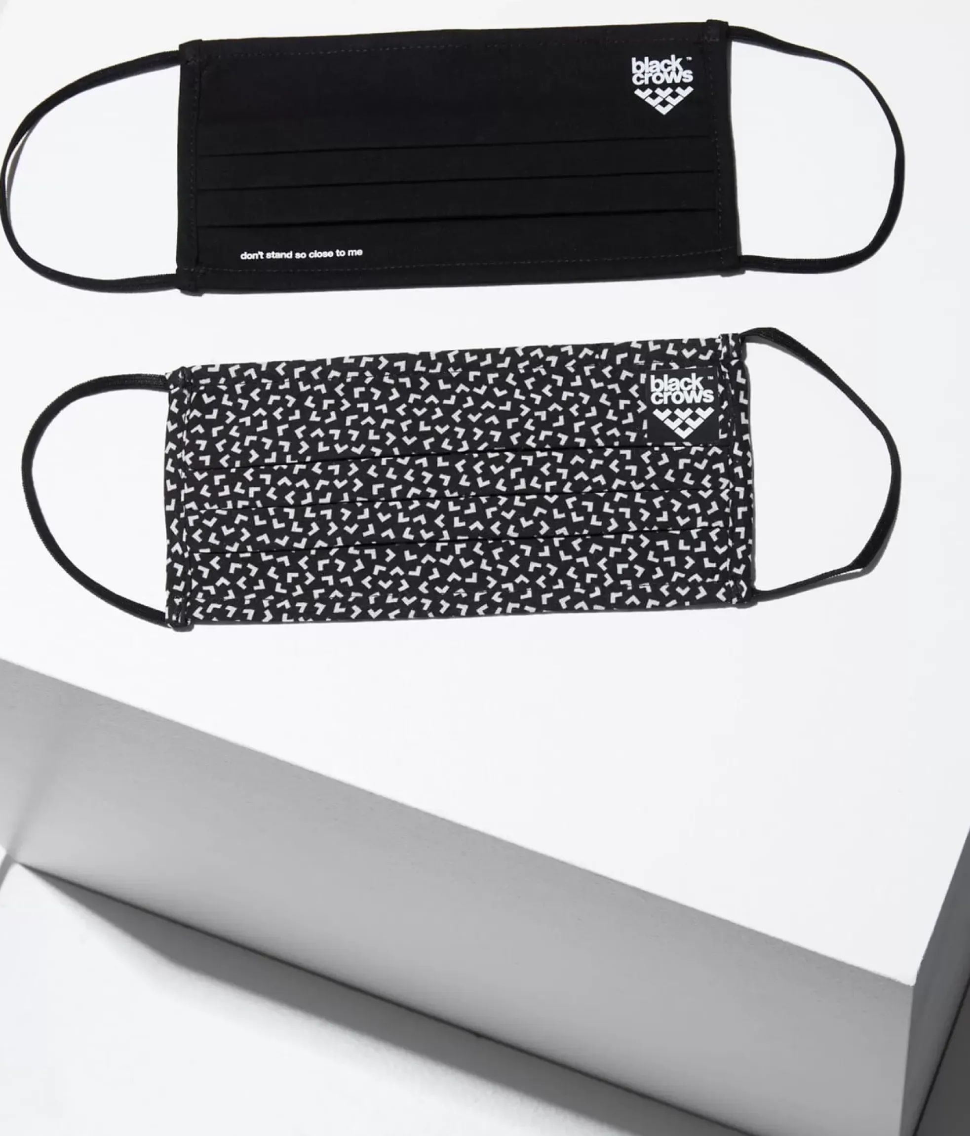 New Black Crows Maskus Face Mask X2 Noir-Blanc