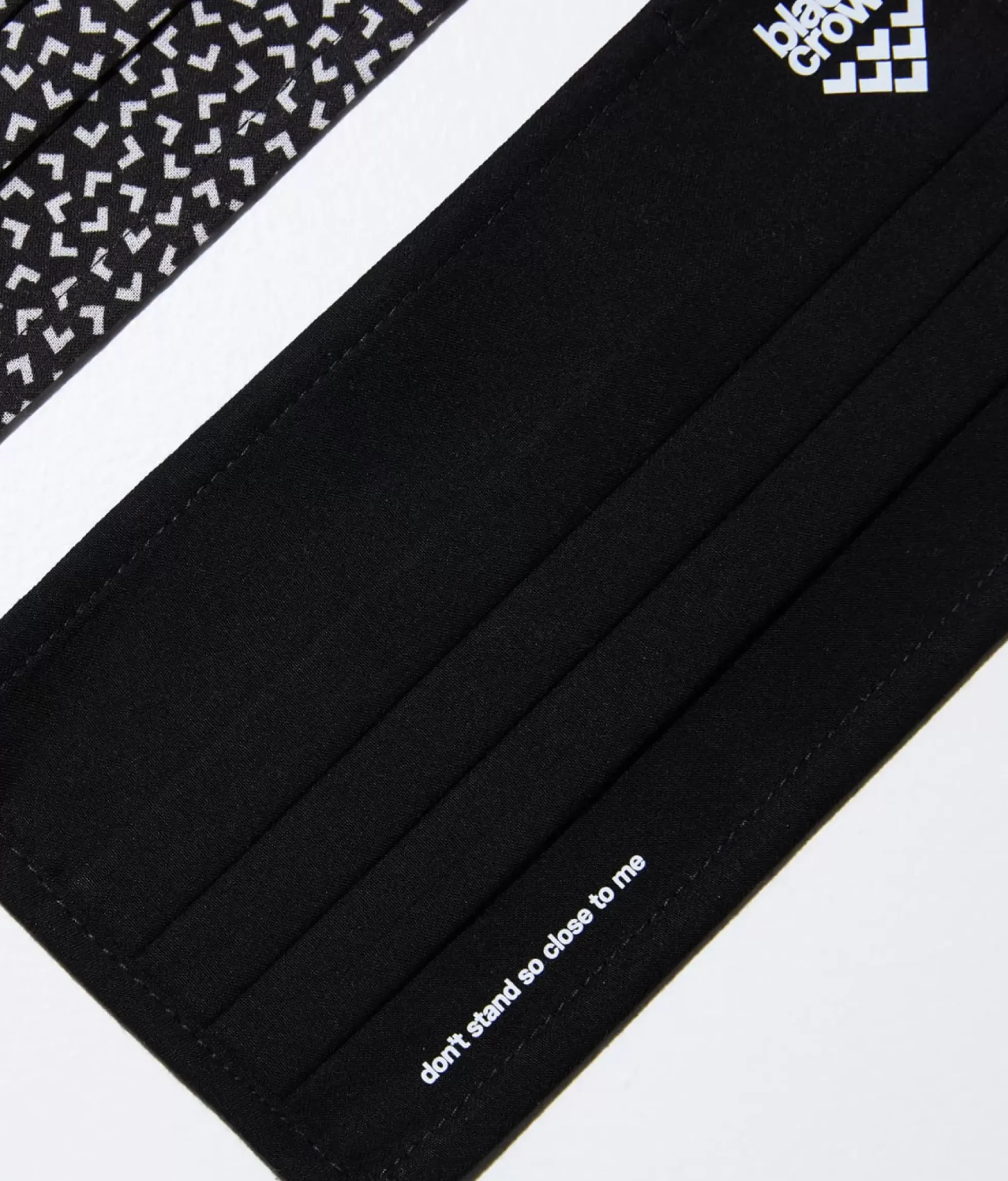 New Black Crows Maskus Face Mask X2 Noir-Blanc