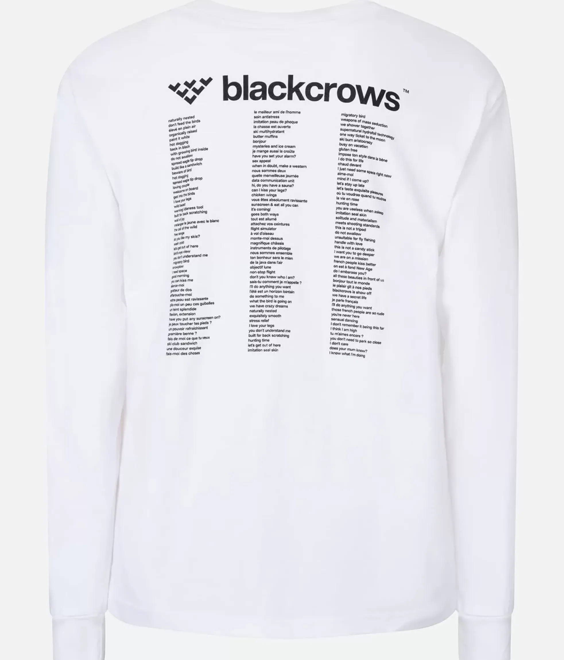 Black Crows Motto Tee Manche Longue<Femme T-Shirts