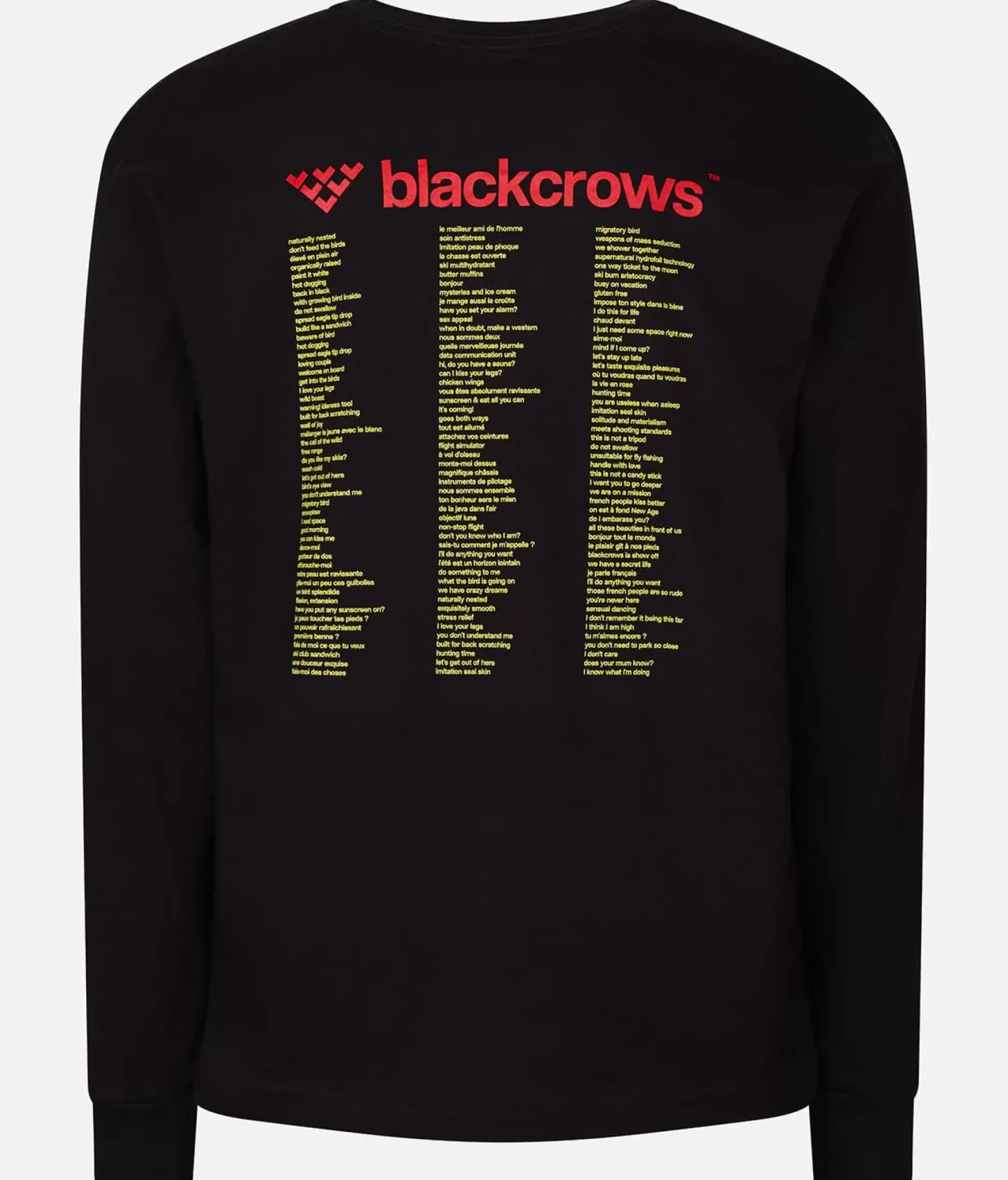 Black Crows Motto Tee Manche Longue<Femme T-Shirts