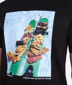 Best Black Crows Navis Freebird Motto Premium Organic Tee Noir