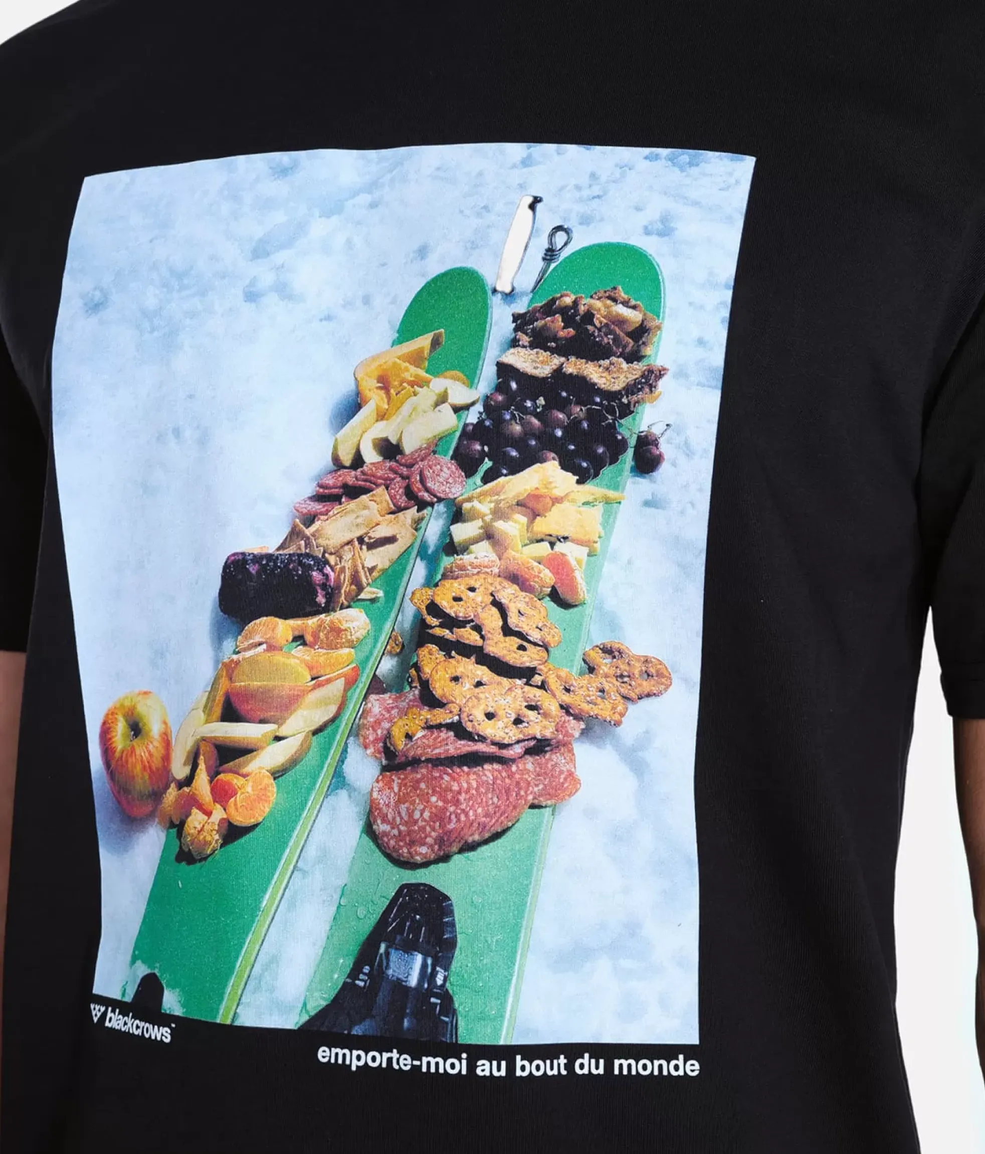 Best Black Crows Navis Freebird Motto Premium Organic Tee Noir