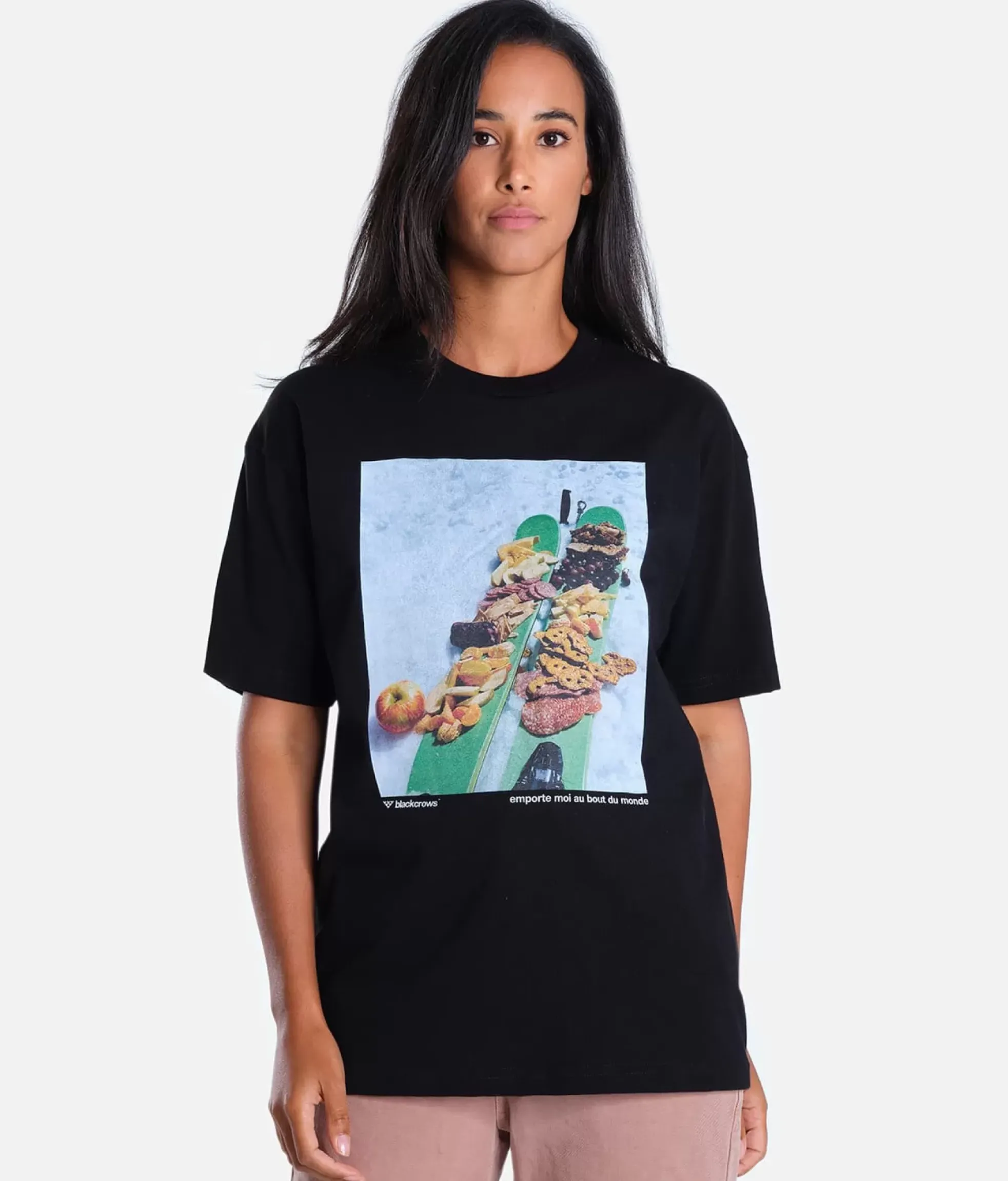 Best Black Crows Navis Freebird Motto Premium Organic Tee Noir