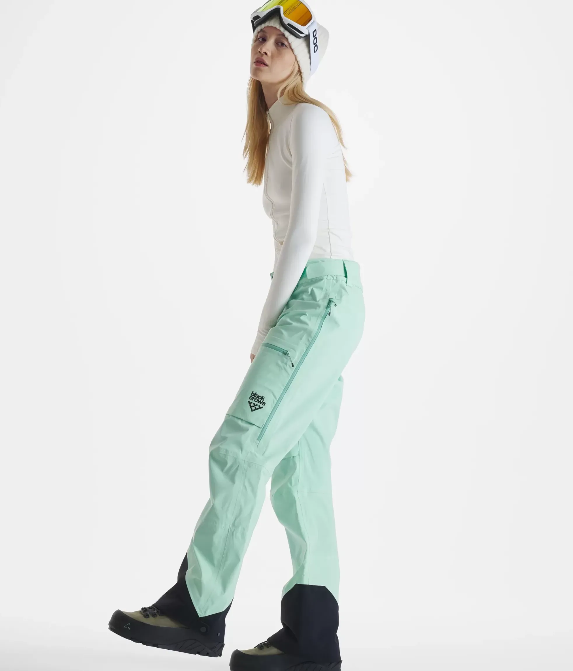 Black Crows Pantalon Femme Freebird Xpore Lightgreen