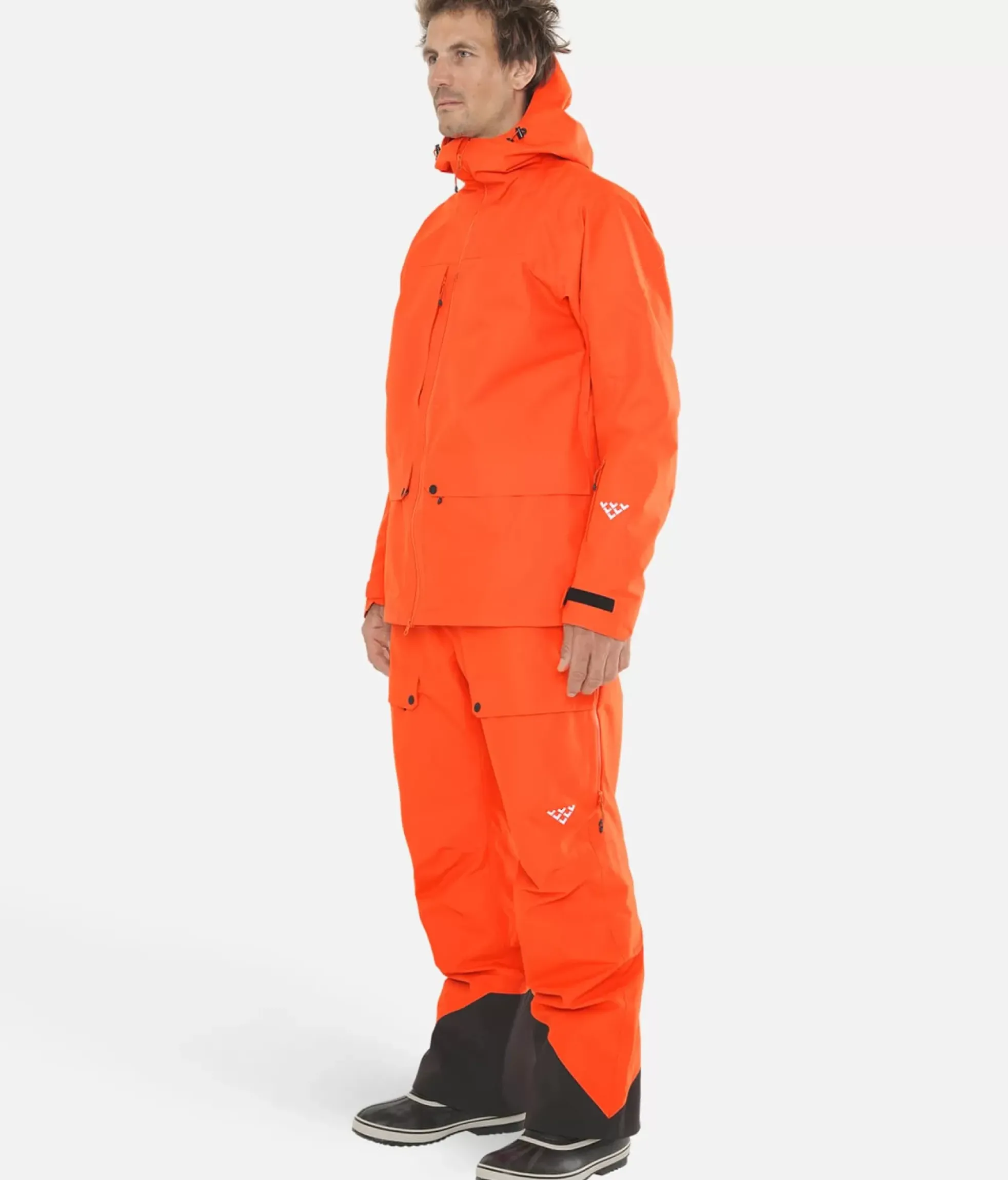 Hot Black Crows Pantalon Homme Ora Body Map Orange Brulee