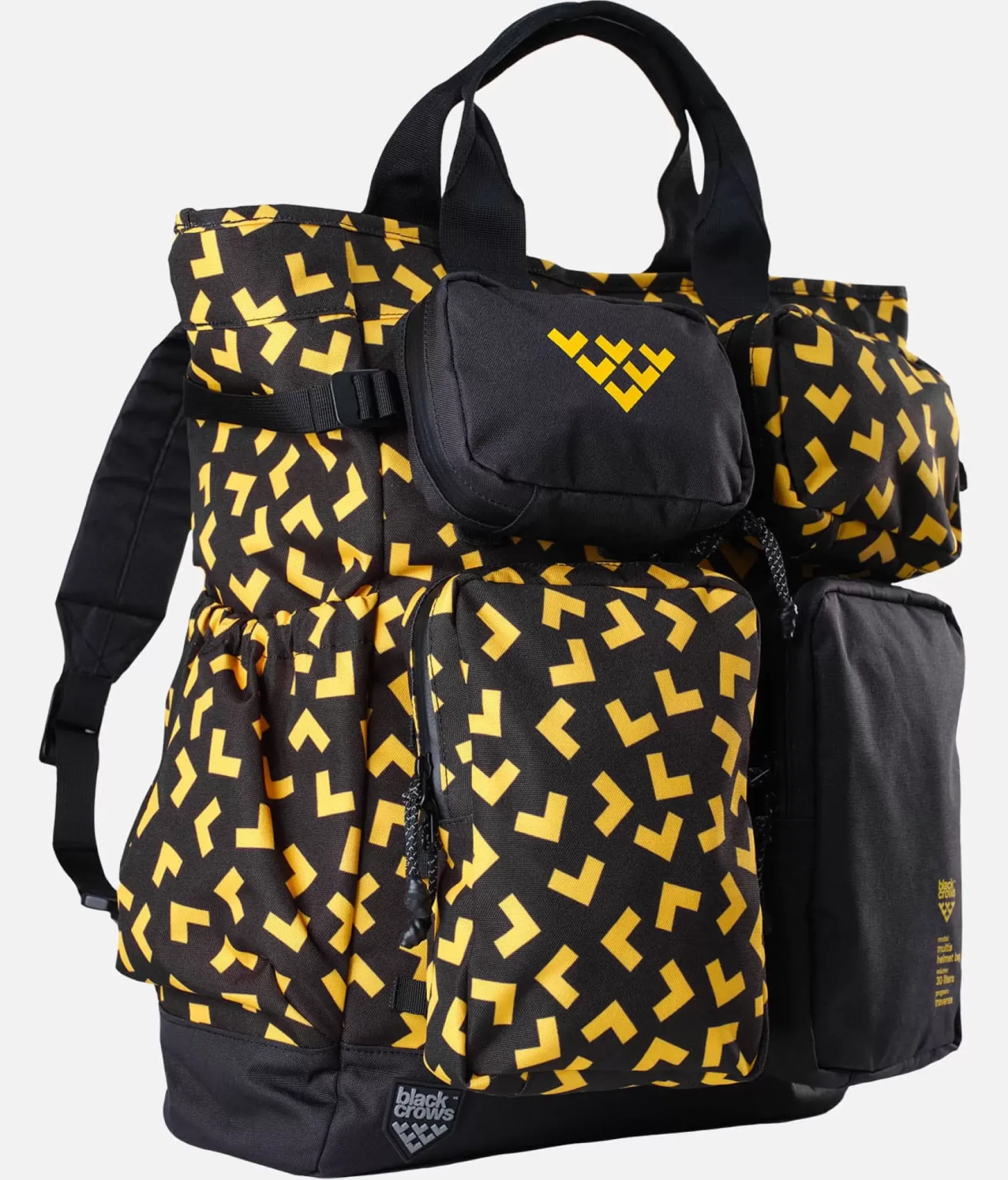 Hot Black Crows Sac Multis Helmet Noir-Jaune
