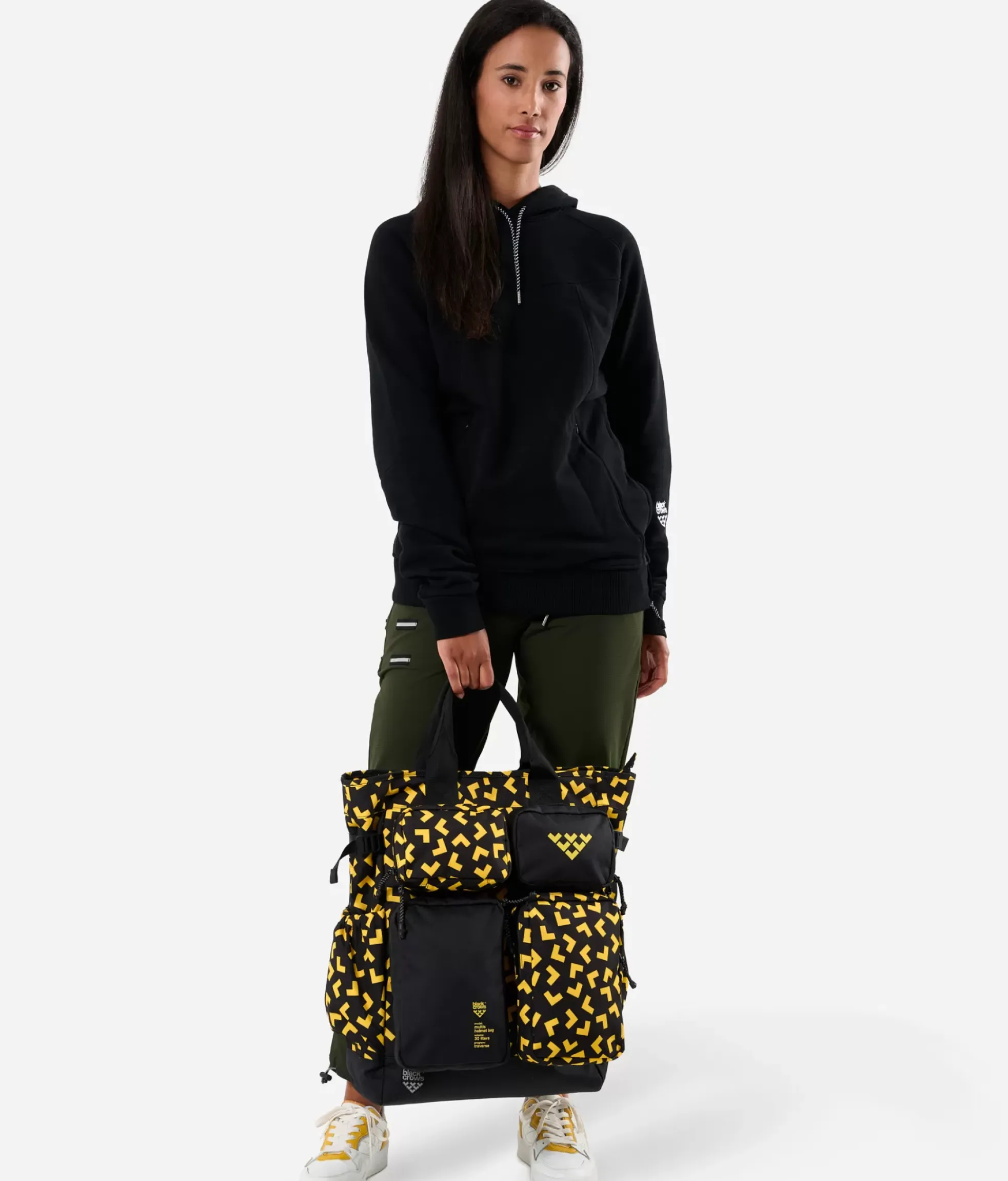 Hot Black Crows Sac Multis Helmet Noir-Jaune