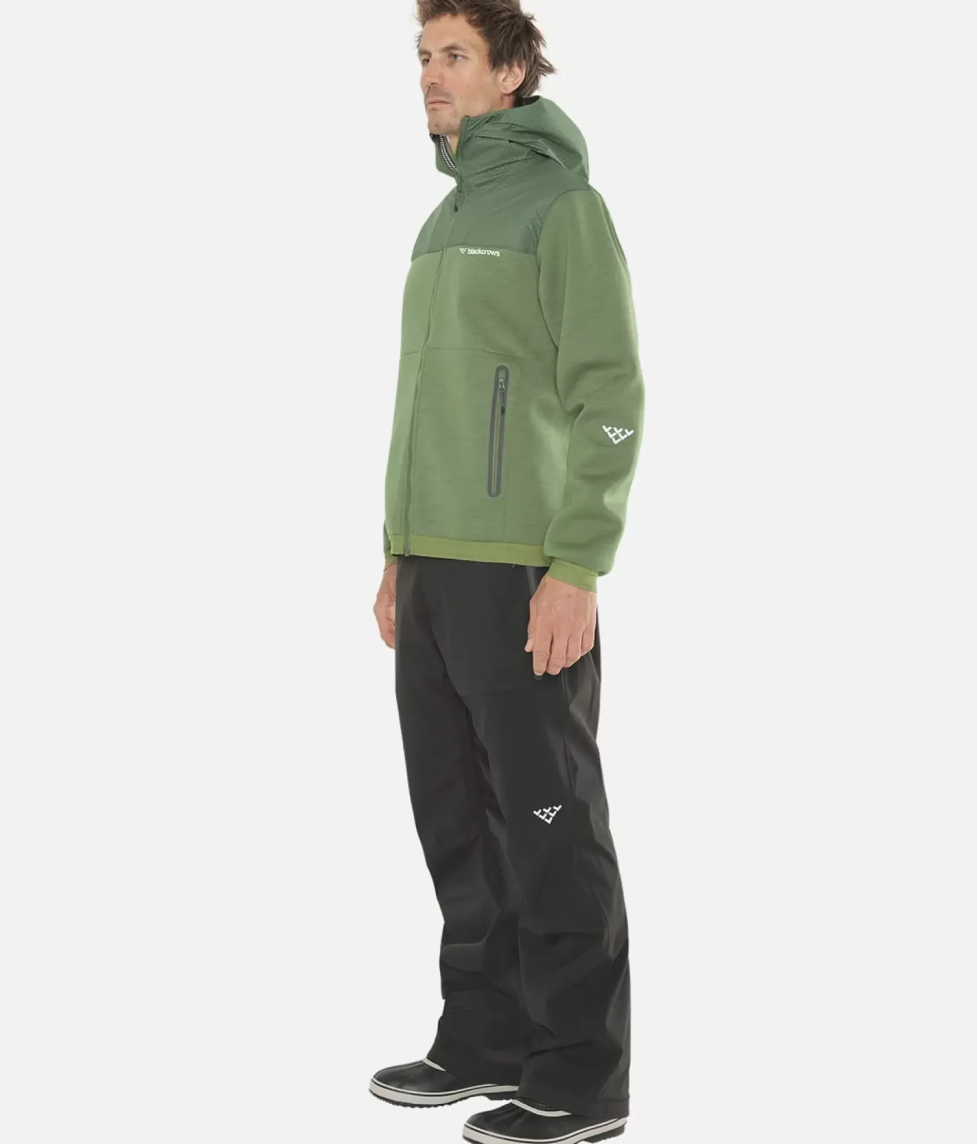 Black Crows Sweat A Capuche Homme Ferus Tech Wool<Homme Couches Intermédiaires