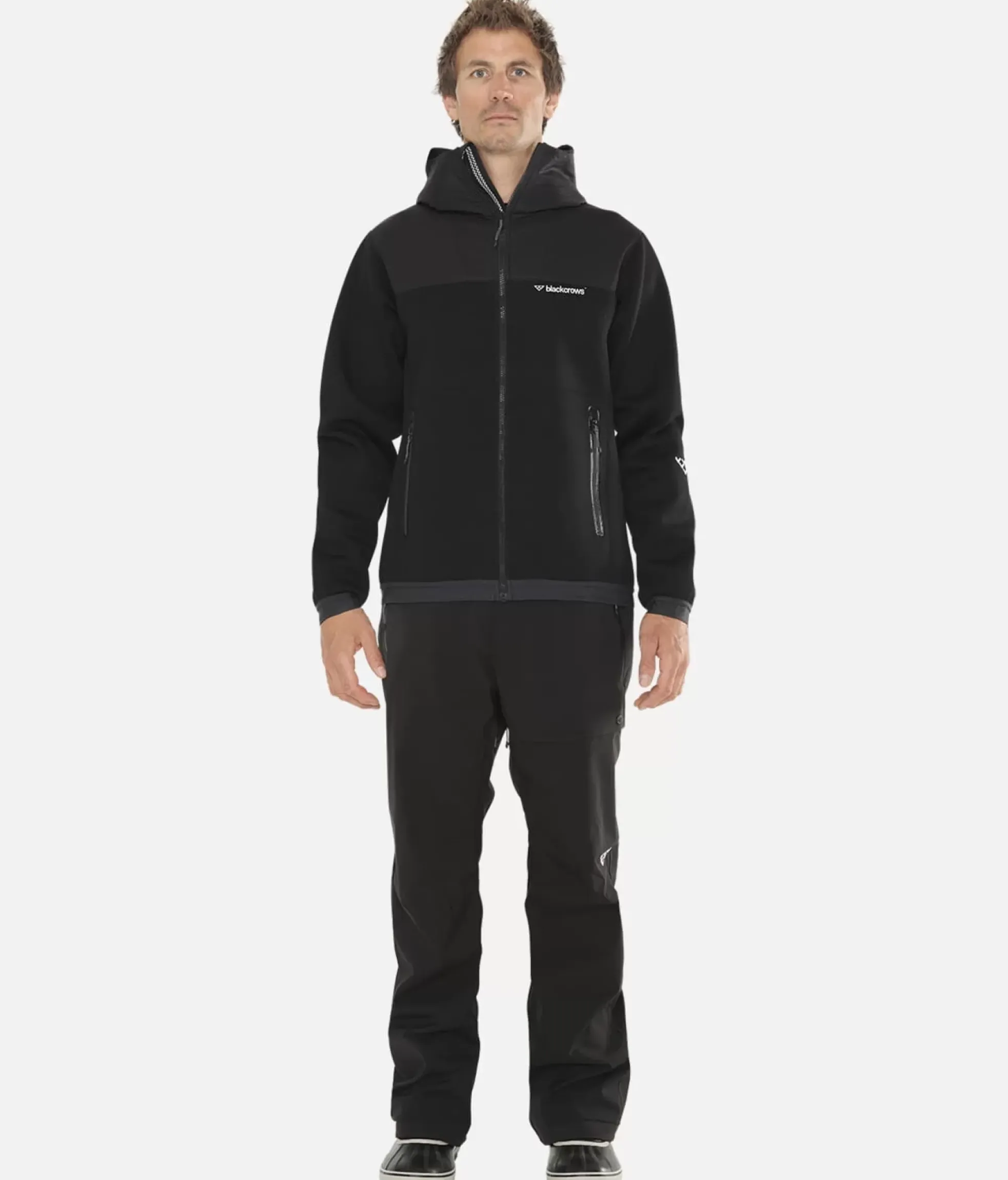 Discount Black Crows Sweat A Capuche Homme Ferus Tech Wool Noir