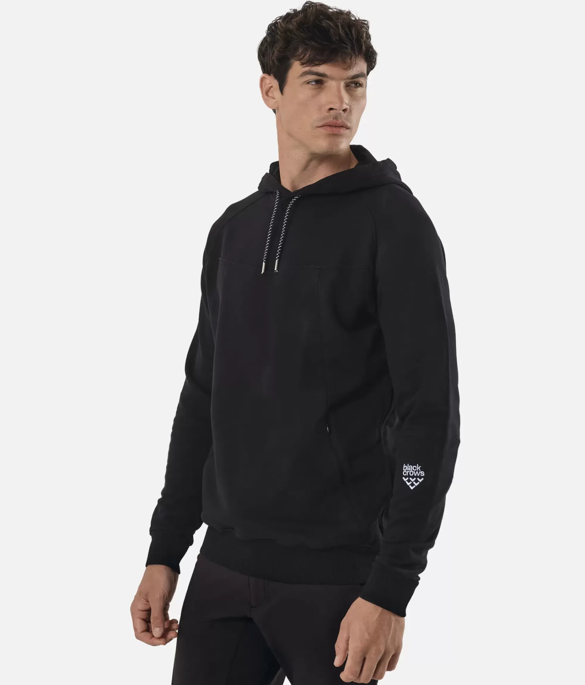 New Black Crows Sweat A Capuche Traverse Heavyweight Noir