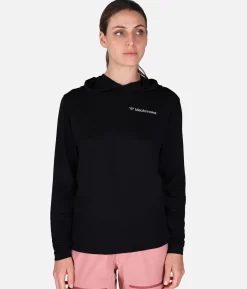 Best Black Crows T-Shirt A Capuche Femme Merino Blend Noir