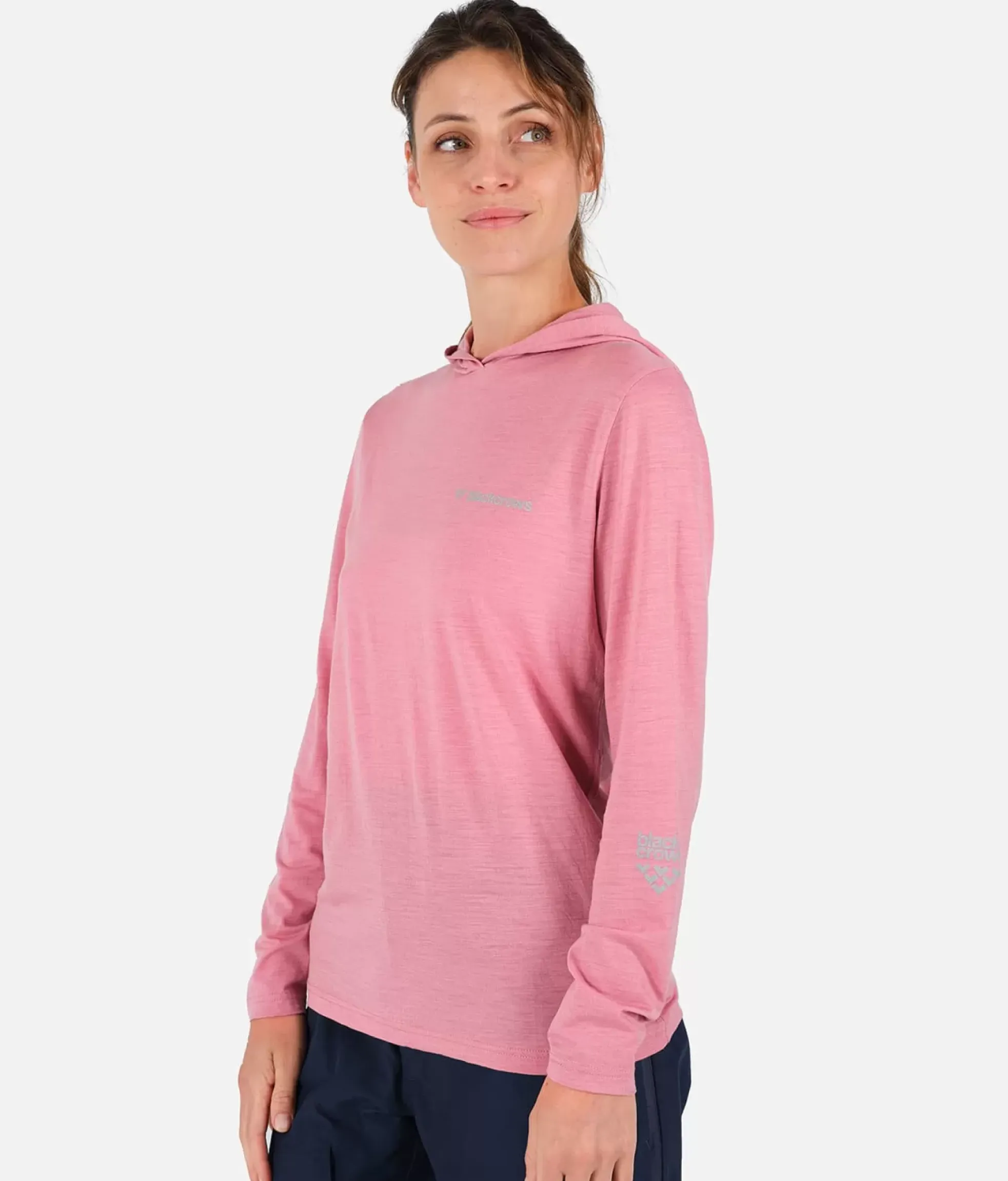 Black Crows T-Shirt A Capuche Femme Merino Blend<Femme Premières Couches