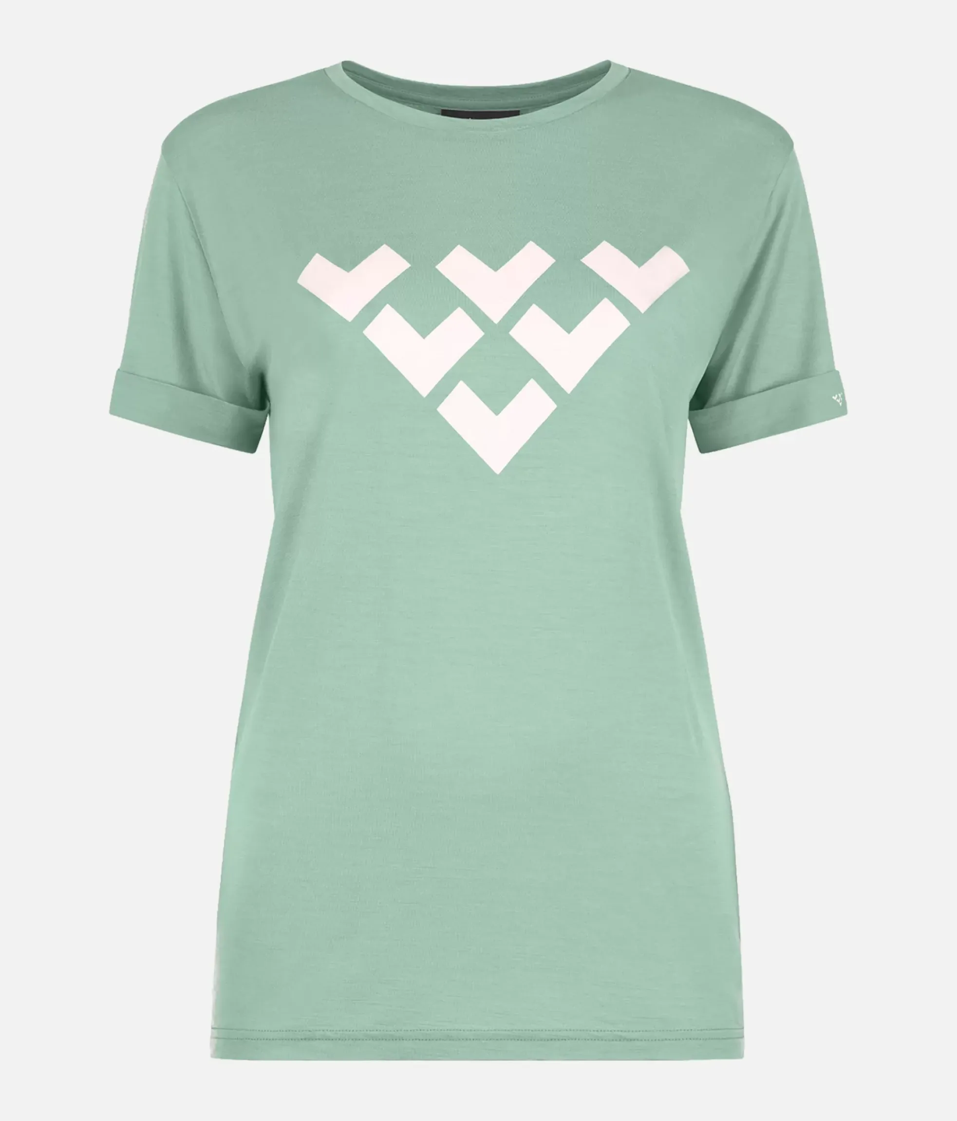 Black Crows T-Shirt Femme Chevron Merino Blend Manches Courtes<Femme Premières Couches