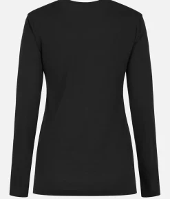 Black Crows T-Shirt Femme Merino Blend Manches Longues Noir