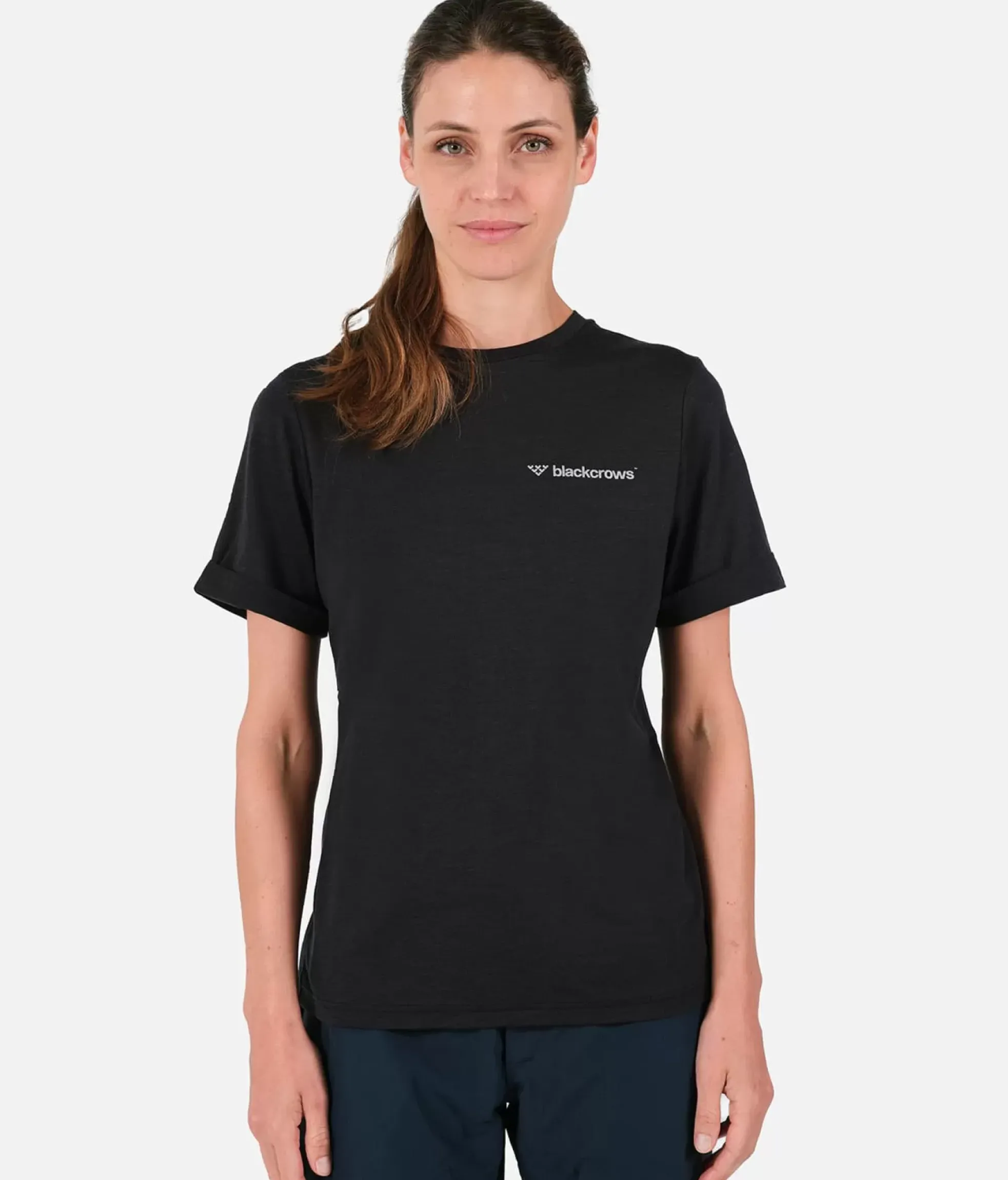 Black Crows T-Shirt Femme Merino Blend Manches Courtes<Femme Premières Couches