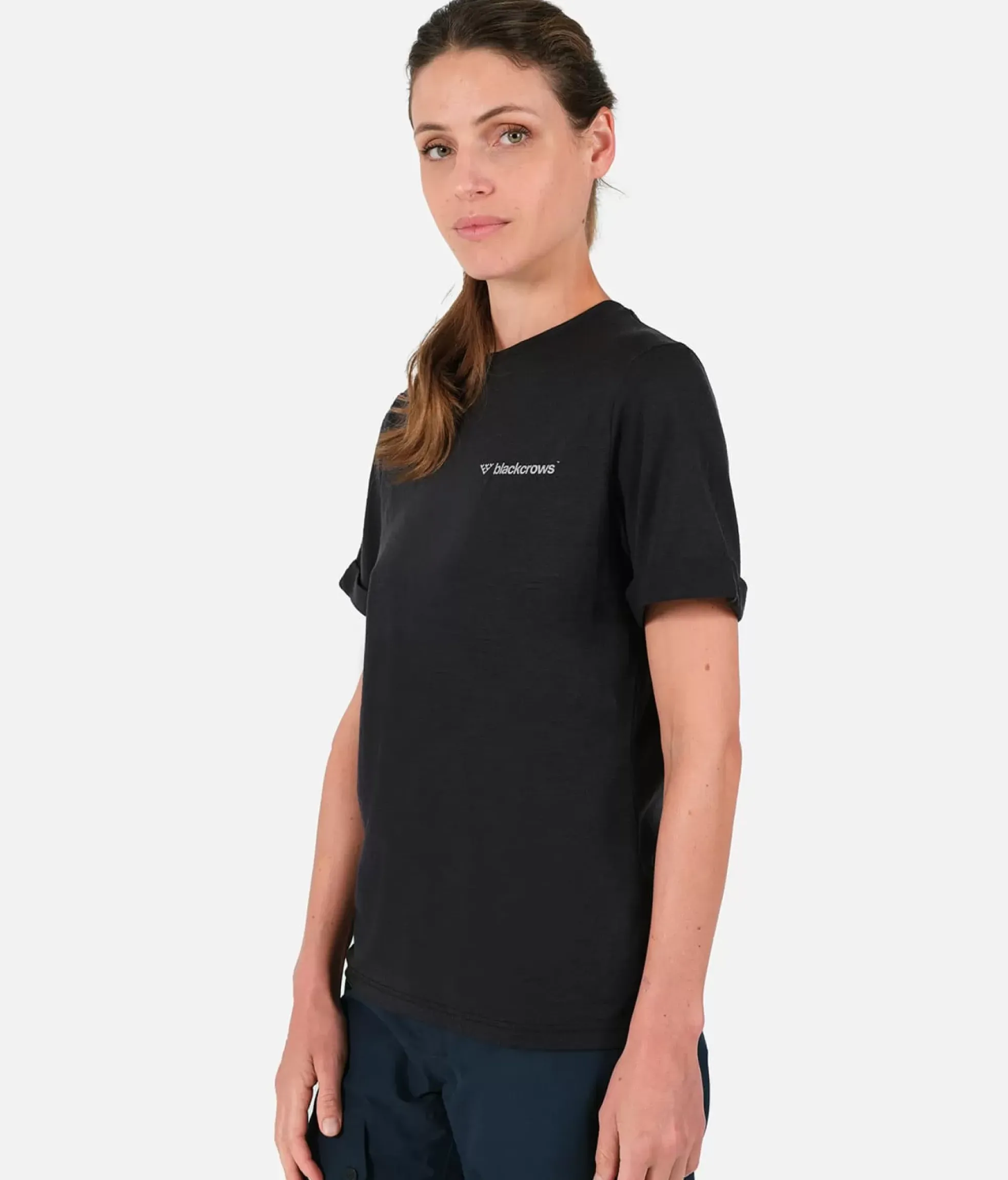 Black Crows T-Shirt Femme Merino Blend Manches Courtes<Femme Premières Couches