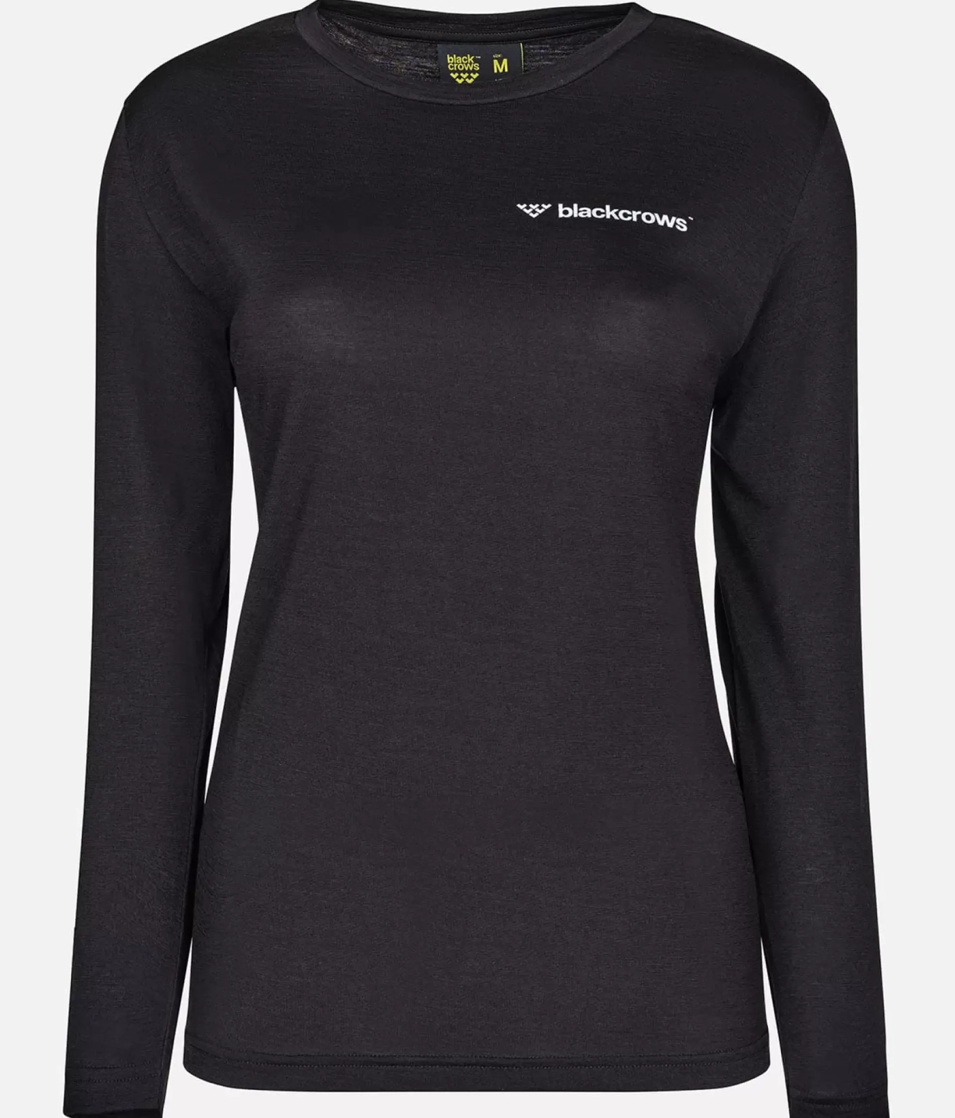 Black Crows T-Shirt Femme Merino Blend Manches Longues Noir