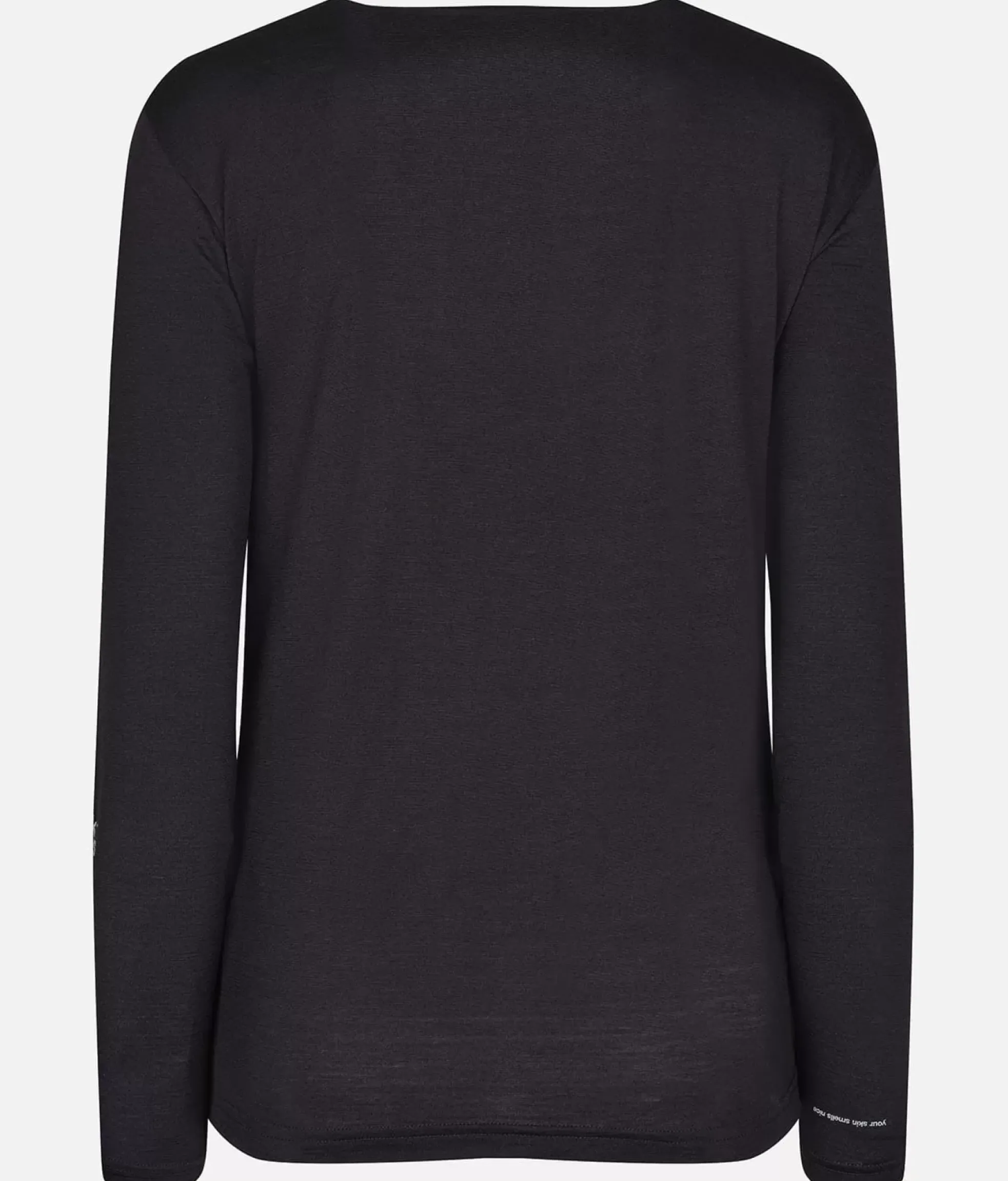 Black Crows T-Shirt Femme Merino Blend Manches Longues Noir