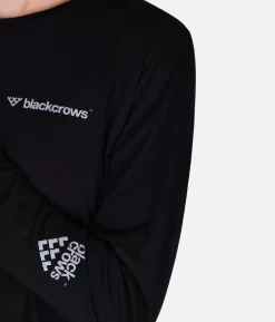 Black Crows T-Shirt Femme Merino Blend Manches Longues Noir