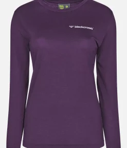 Clearance Black Crows T-Shirt Femme Merino Blend Manches Longues Deeppurple