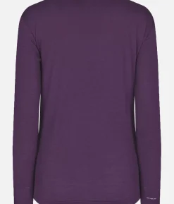 Clearance Black Crows T-Shirt Femme Merino Blend Manches Longues Deeppurple