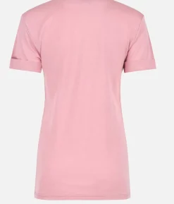 Outlet Black Crows T-Shirt Femme Merino Manches Courtes Chevron Rose Ancienne