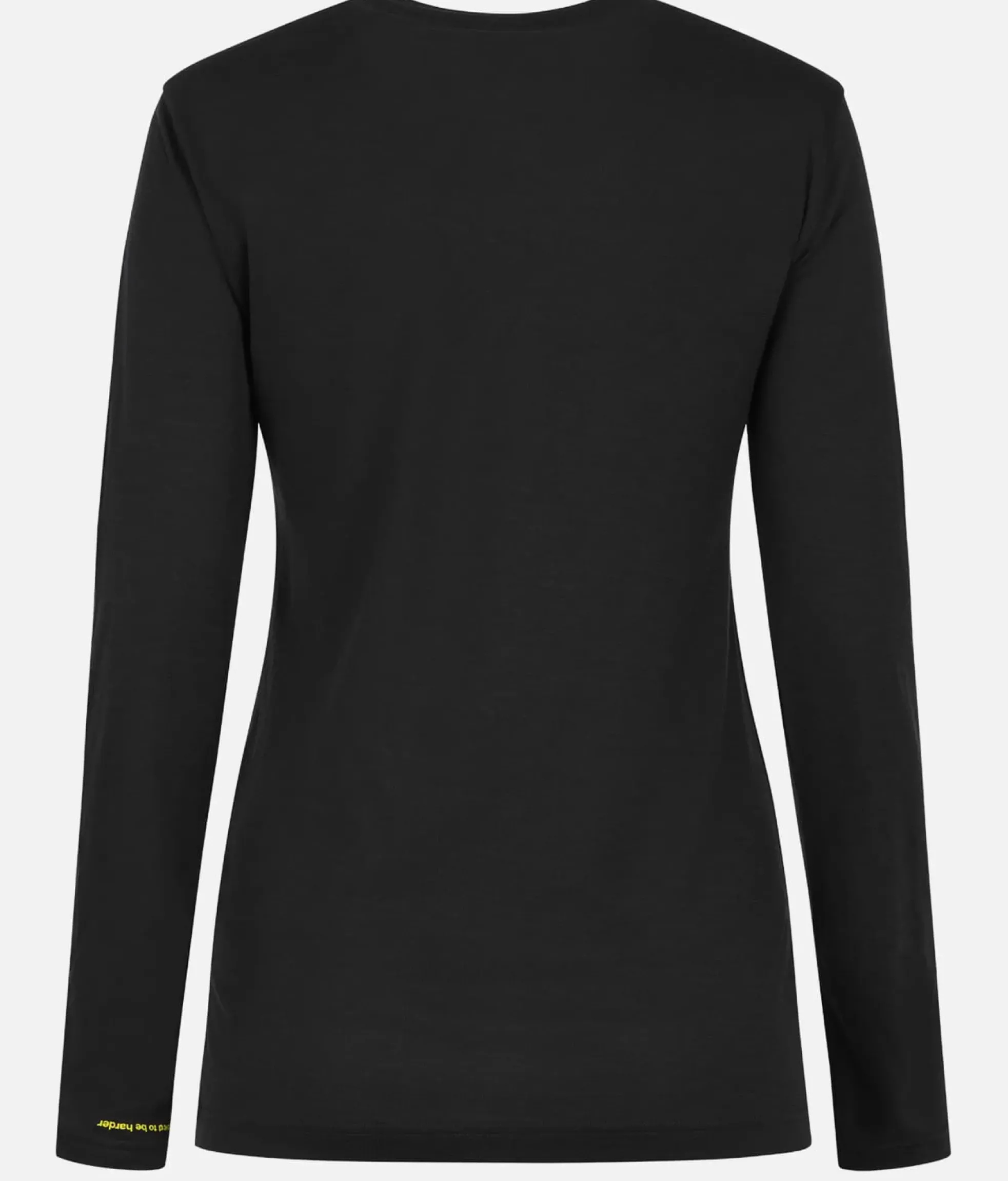 Online Black Crows T-Shirt Femme Merino Manches Longues Chevron Noir