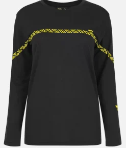 Online Black Crows T-Shirt Femme Merino Manches Longues Line Noir