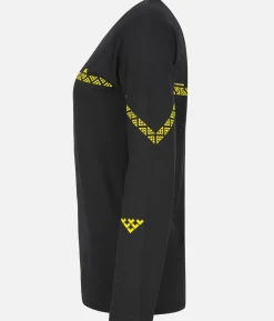 Online Black Crows T-Shirt Femme Merino Manches Longues Line Noir