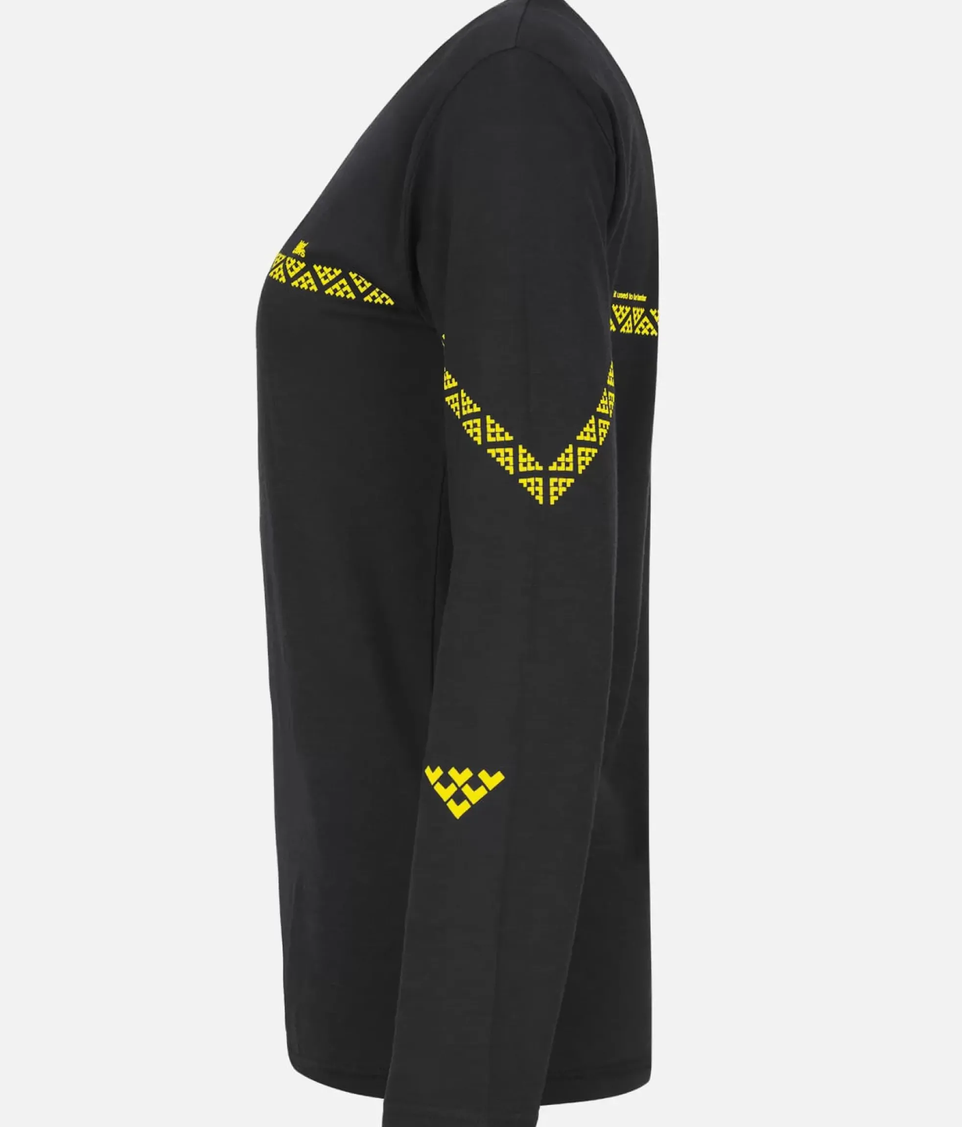 Online Black Crows T-Shirt Femme Merino Manches Longues Line Noir