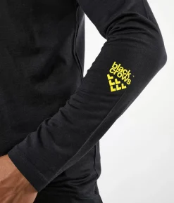 Black Crows T-Shirt Homme Chevron Merino Blend Manches Longues<Homme Premières Couches