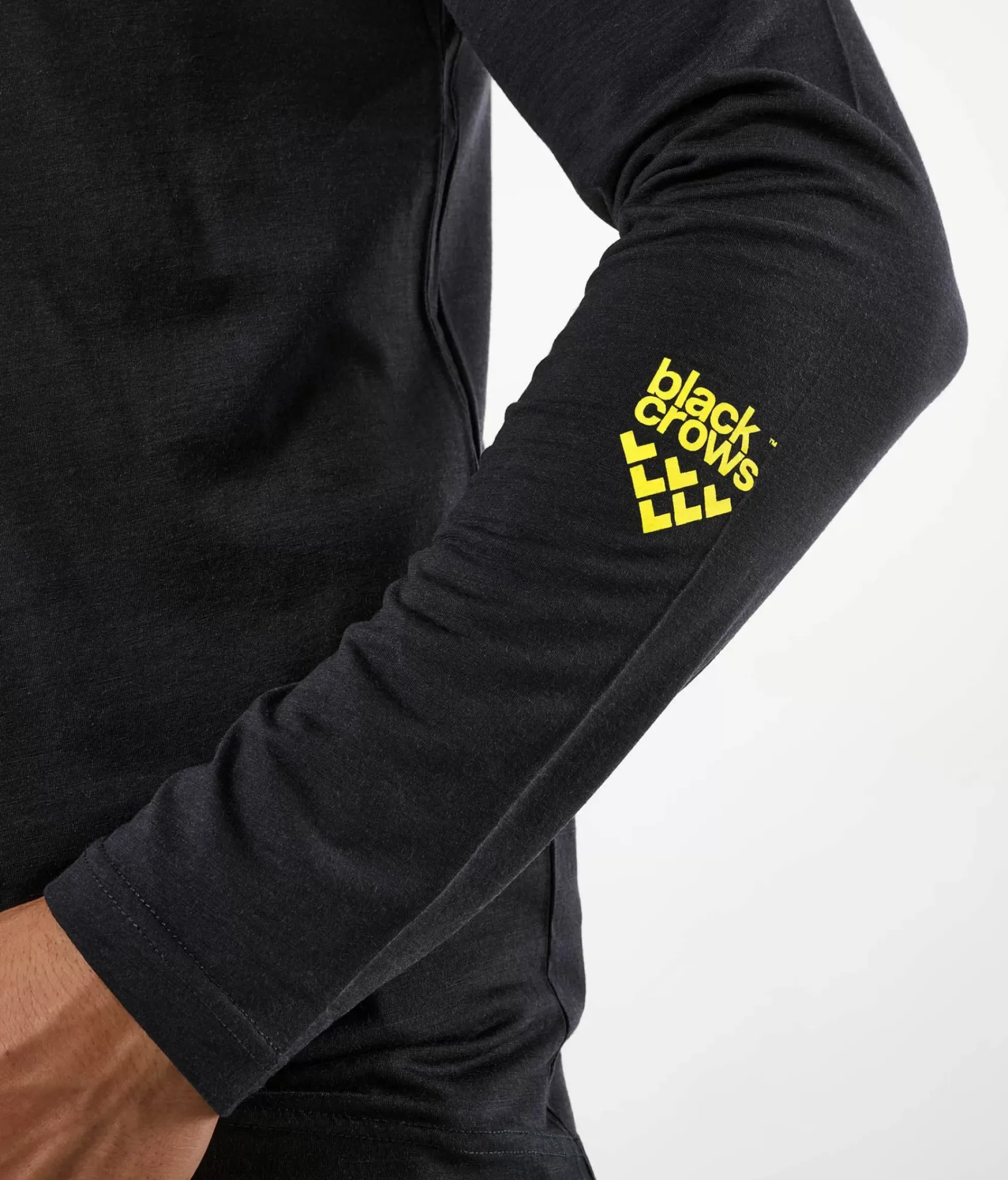 Black Crows T-Shirt Homme Chevron Merino Blend Manches Longues<Homme Premières Couches