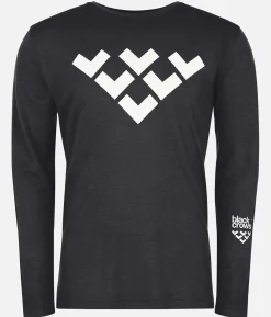 Black Crows T-Shirt Homme Chevron Merino Blend Manches Longues<Homme Premières Couches