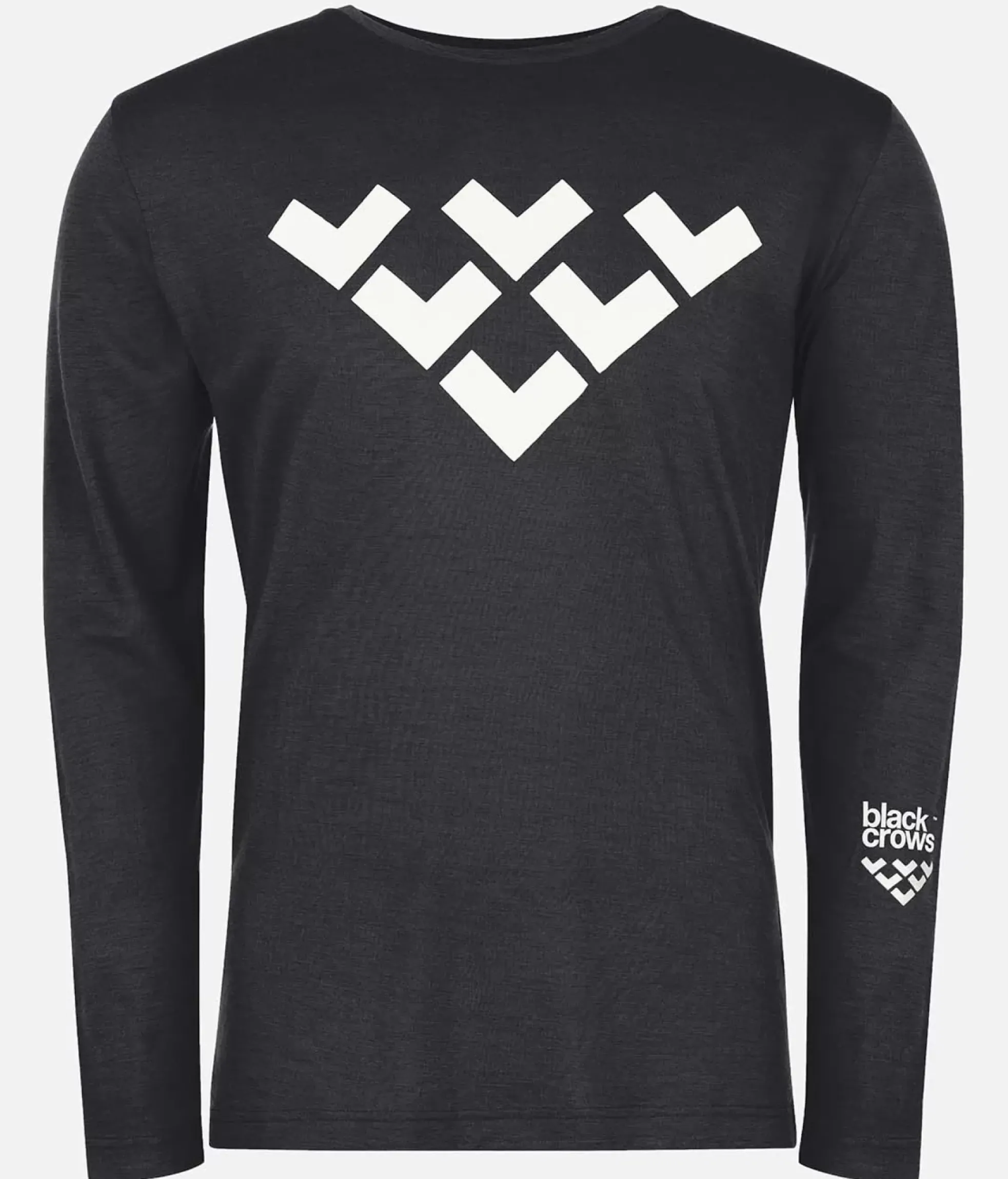 Black Crows T-Shirt Homme Chevron Merino Blend Manches Longues<Homme Premières Couches