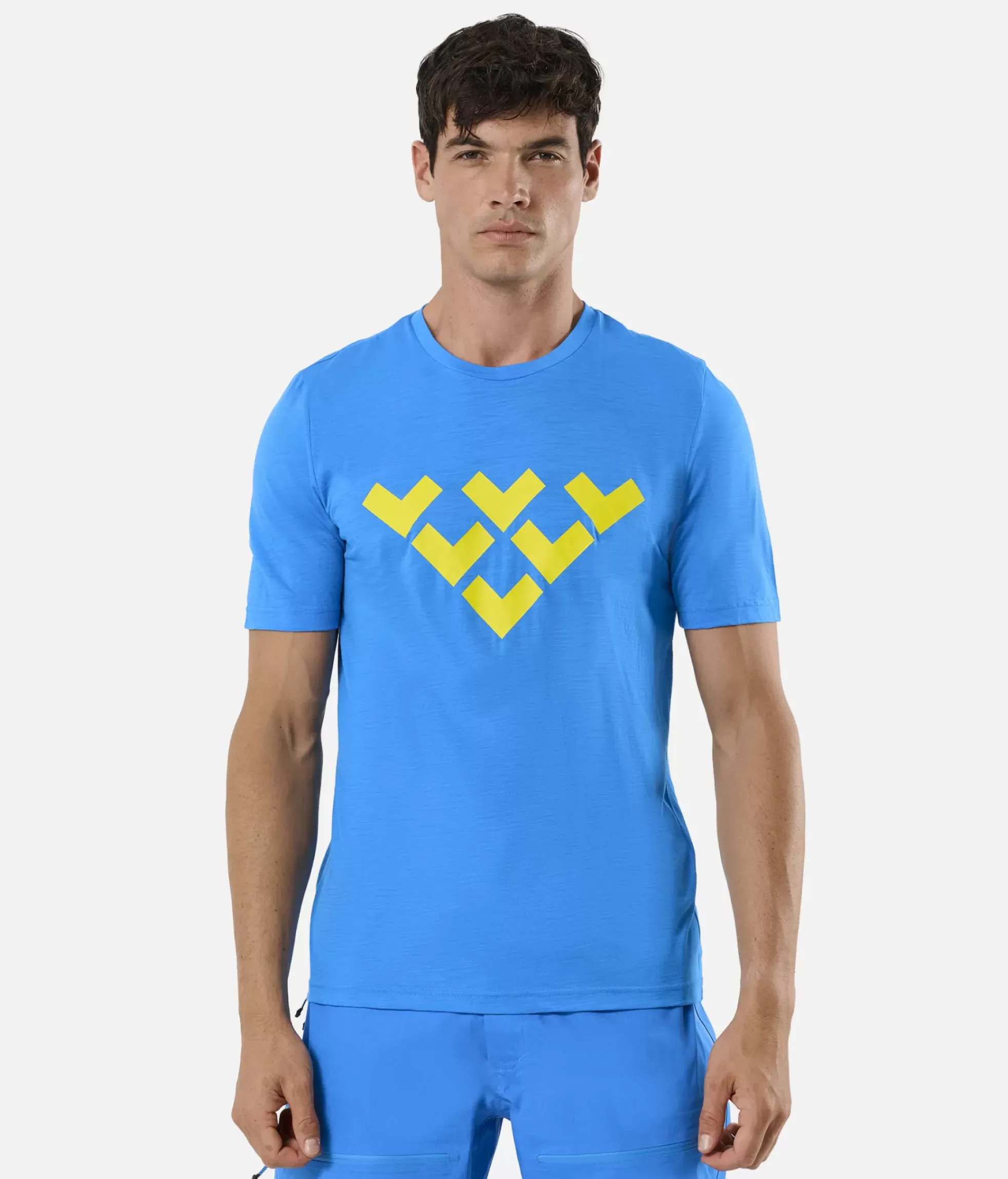 Black Crows T-Shirt Homme Chevron Merino Blend Manches Courtes<Homme Premières Couches