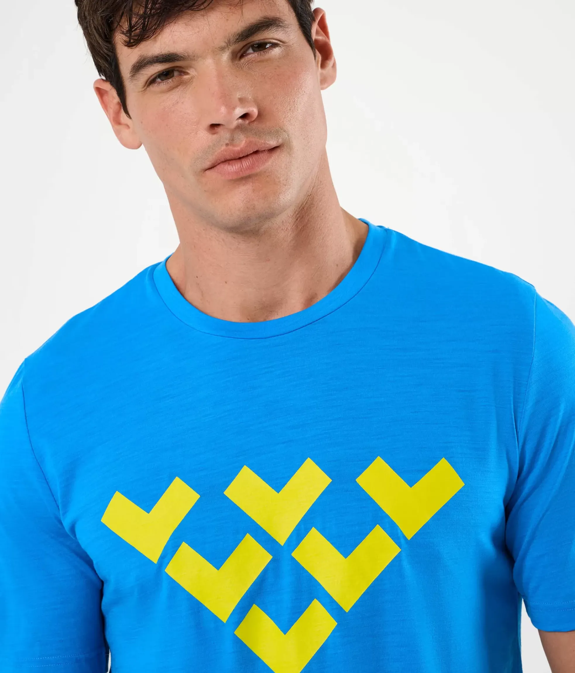 Black Crows T-Shirt Homme Chevron Merino Blend Manches Courtes<Homme Premières Couches