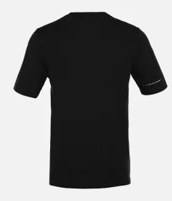 Hot Black Crows T-Shirt Homme Chevron Merino Blend Manches Courtes Noir