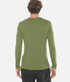 Discount Black Crows T-Shirt Homme Merino Bc Manches Longues Vert Olive