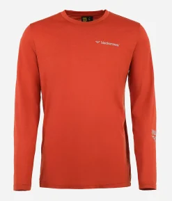 Clearance Black Crows T-Shirt Homme Merino Blend Manches Longues Rust Red
