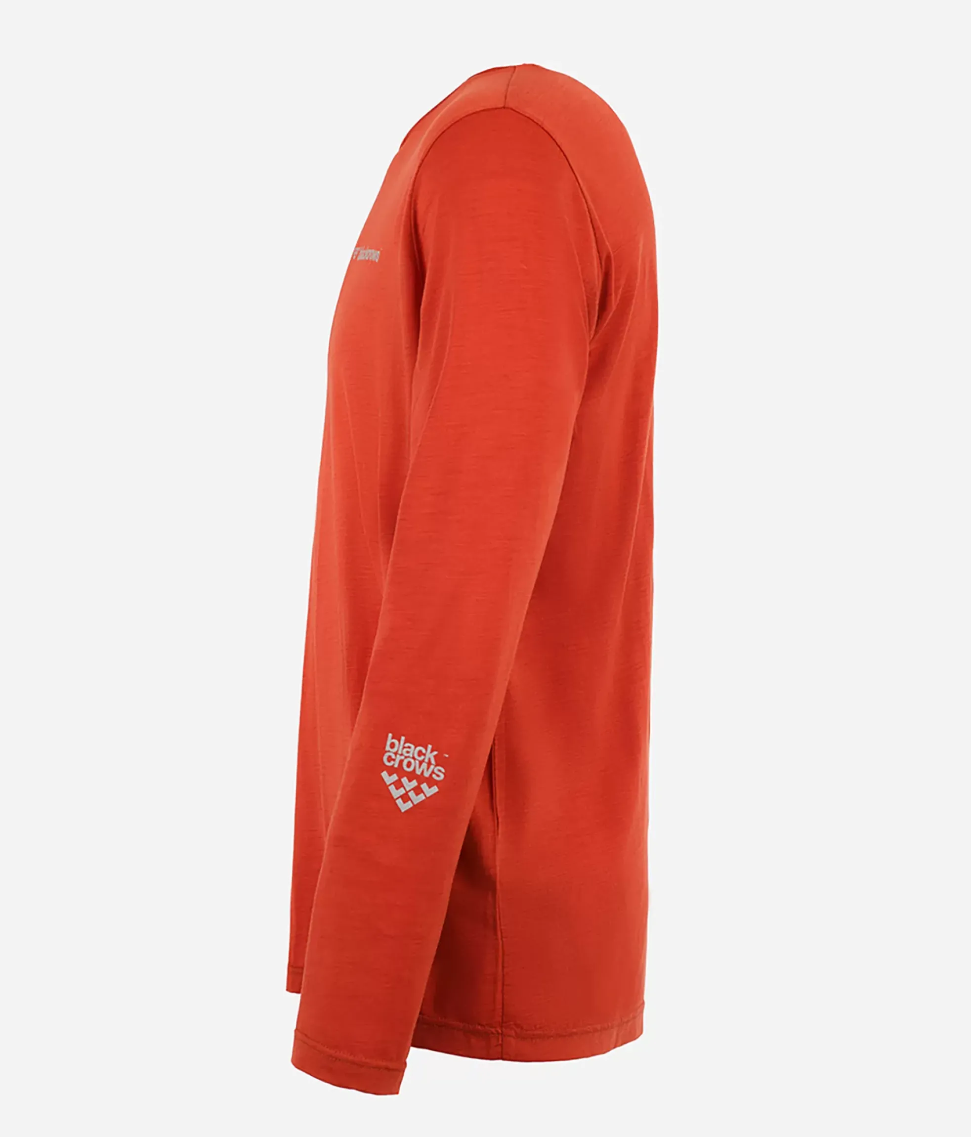 Clearance Black Crows T-Shirt Homme Merino Blend Manches Longues Rust Red