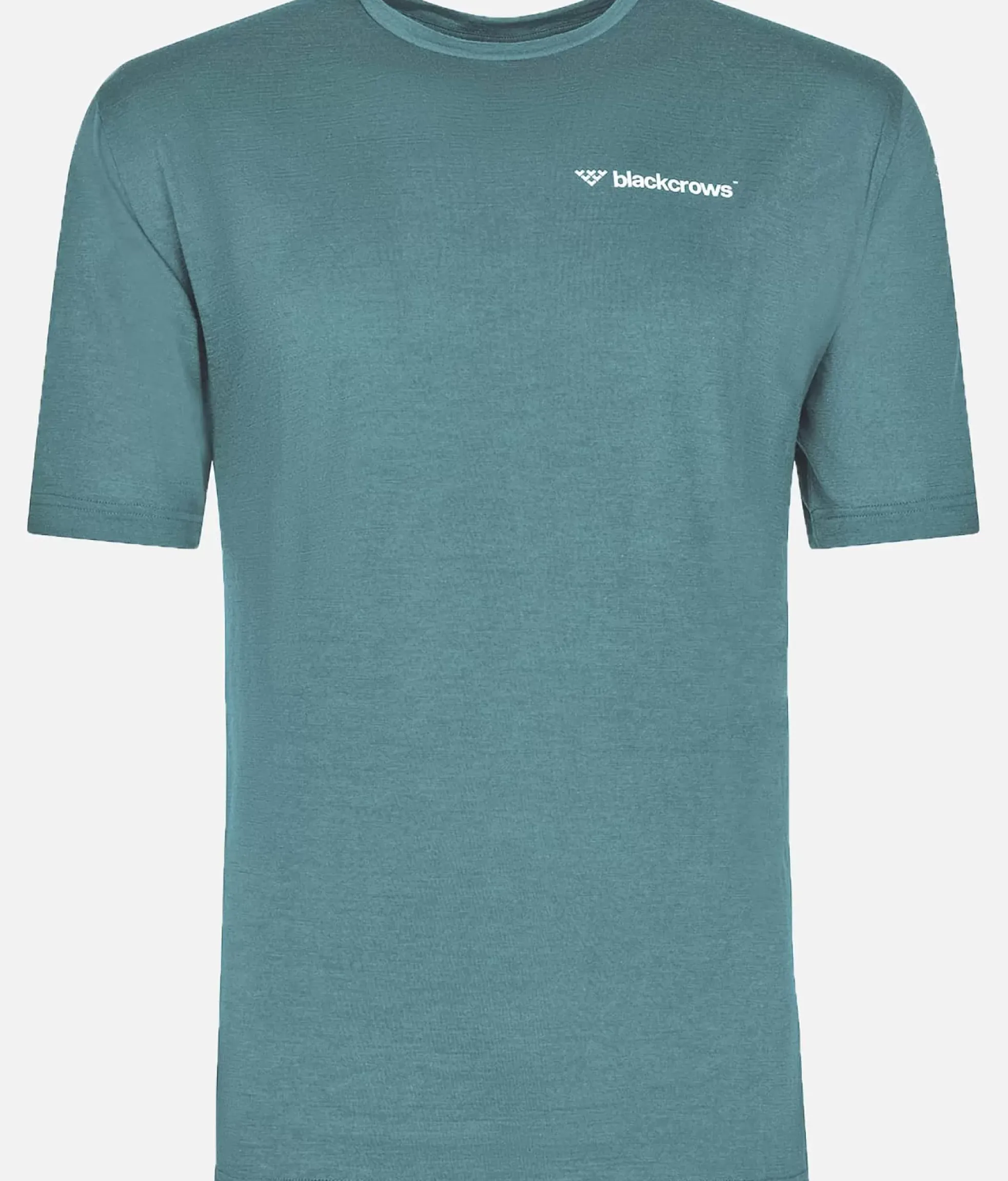 Sale Black Crows T-Shirt Homme Merino Blend Manches Courtes Vert Fonce