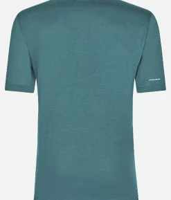 Sale Black Crows T-Shirt Homme Merino Blend Manches Courtes Vert Fonce
