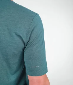 Sale Black Crows T-Shirt Homme Merino Blend Manches Courtes Vert Fonce