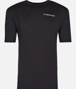 Best Black Crows T-Shirt Homme Merino Blend Manches Courtes Noir
