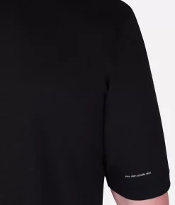Best Black Crows T-Shirt Homme Merino Blend Manches Courtes Noir